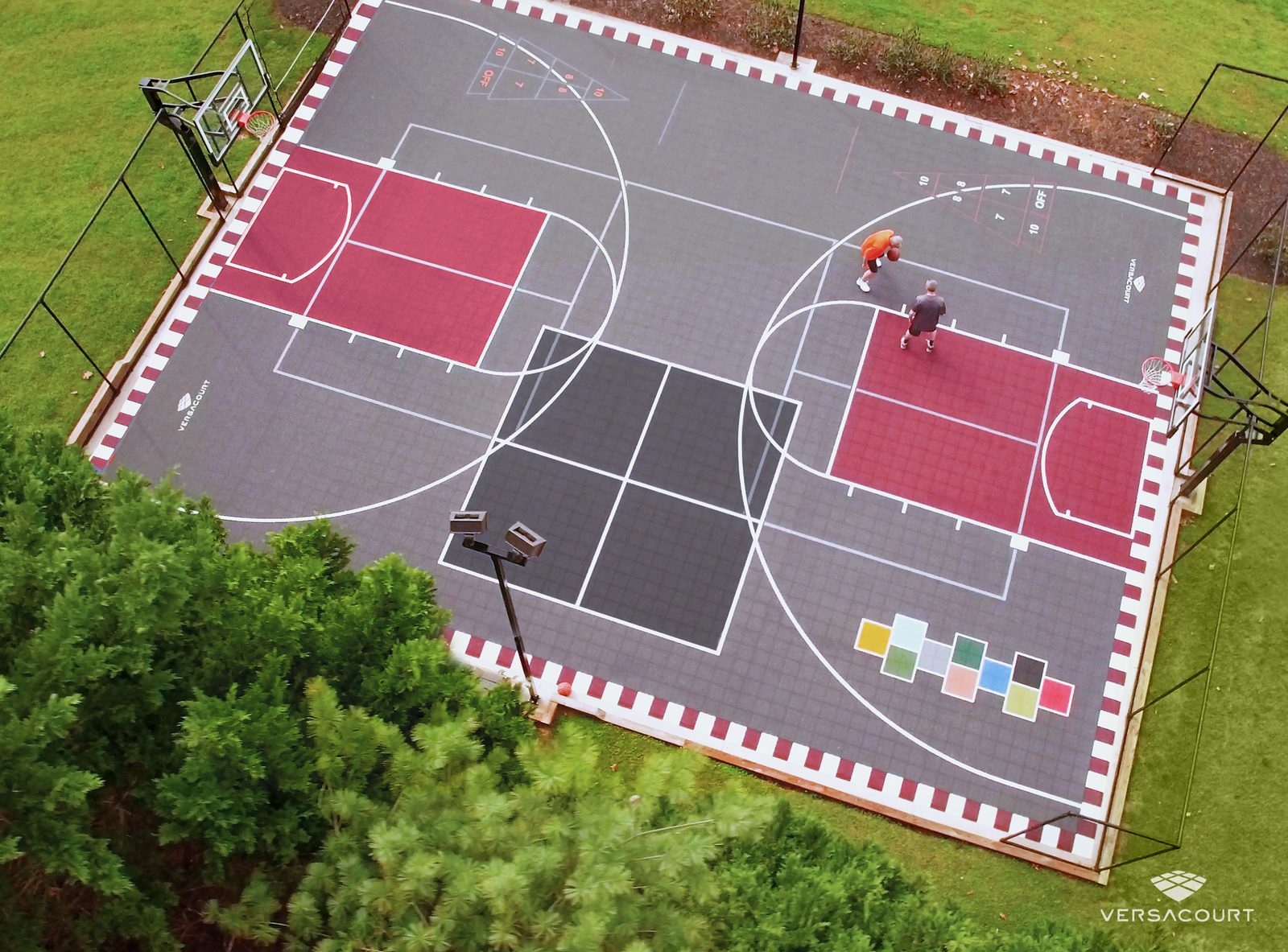 Custom court finishing