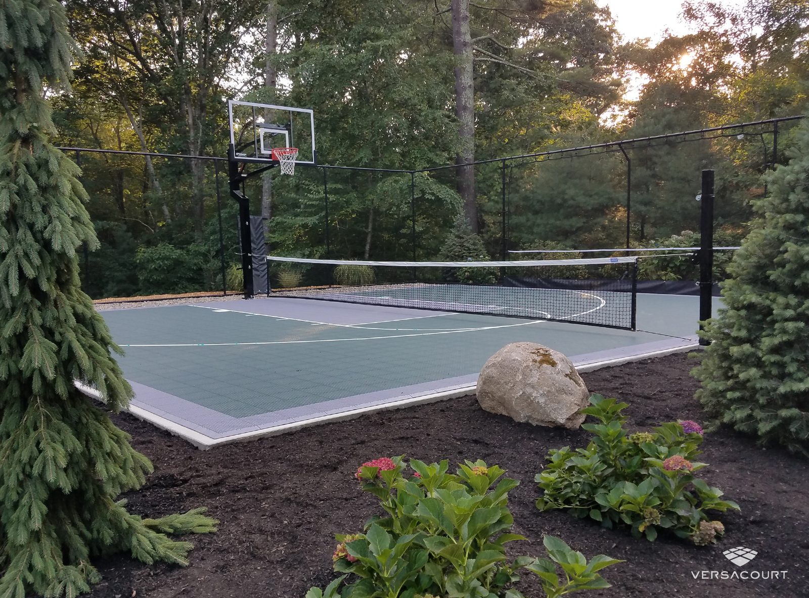 Volleyball multi-sport court